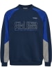 Hummel Pullover "Hmloversized Iconic Crew CH" in Blau