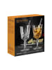 Nachtmann 2er Set Cocktailgläser mit Glastrinkhalmen Noblesse in 355 ml in transparent