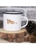 Mr. & Mrs. Panda XL Emaille Tasse Hund Marienkäfer ohne Spruch in Weiß