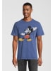 Recovered T-Shirt Disney Mickey Mouse Posing in Blau