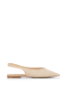 Wittchen Geflochtene Ballerinas Mit Offener Ferse in Beige