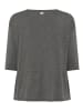 Laura Scott 3/4-Arm-Shirt in grau-melange