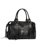 Forty degrees Shopper echt Leder in schwarz