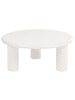 Beliani Couchtisch ITASCA in Weiß - (W) 80 x (H) 35 x (L) 80 cm