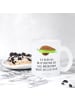 Mr. & Mrs. Panda Teeglas Avocado Yoga mit Spruch in Transparent