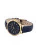 JOOP! Quarzuhr Edelstahl, IP gold in Blau