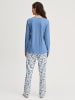 Calida Pyjama in riviera blue