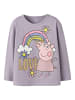 name it Langarmshirt Peppa Pig Glitzer NMFDADA in lavender gray