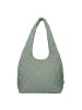 Zwei Cleo Schultertasche 36 cm in eucalyptus new