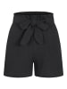 Cloud5ive Cloud5ive Cloud5ive Damen Musselin Shorts mit Bindegürtel in black