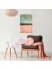 WALLART Stoffbild - Elisabeth Fredriksson - Pastell Sommer mit Gold in Orange