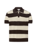 Lacoste Strickpoloshirt in schoko sand - 0001