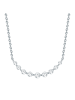 Trilani Halskette Sterling Silber Zirkonia in silber