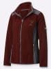WITT WEIDEN Fleece-Jacke in erdbeere-anthrazit-meliert