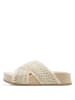 Marco Tozzi Plateau Pantoletten in Beige