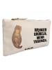 Mr. & Mrs. Panda Schminktasche Otter Muschel mit Spruch in Weiß