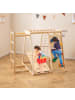 COSTWAY 6-in-1 Indoor Klettergerüst ab 3 Jahren in Beige