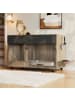 ABRIHOME Katzenkloschrank in Eichenholzfarbe - 100×45.5×67cm