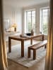 KADIMA DESIGN Esszimmertisch MUMBAI 160x80x76 cm Massivholz Esstisch in Massivholz