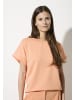 More & More Kurzarmsweatshirt in smooth melon
