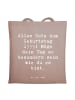 Mr. & Mrs. Panda canvas tasche Spruch 1999 Geburtstag mit Spruch in Braun Pastell