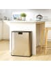 HOMCOM Küchenmülleimer-53,4L x 30B x 67H cm-Silber