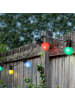 MARELIDA LED Party Lichterkette Circus koppelbar für Außen 8 Funktionen L: 8,8m in bunt