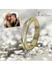 GoldDream 333 Gelbgold - 8 Karat Damen Ringe 3-reihig Zirkonia Fingerring  60 (19,1)