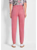 GOLDNER Kurzgröße:  Lange Hose SARA mit Formbund in koralle