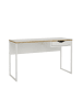 CALICOSY Schreibtisch FUNCTION in Weiß - (W) 130  x (H) 76,8  x (L) 48,4  cm