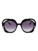 Ted Baker Damen Sonnenbrillen Rund Schwarz