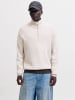 Jack & Jones Gestricktes Polo in Sea Salt