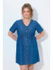 Ulla Popken Midikleid in blue denim
