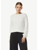 comma Strickpullover langarm in Weiß