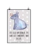 Mr. & Mrs. Panda Deko Bild Einhorn Nashorn mit Spruch in Grau Pastell