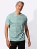 Sieh an! Kurzarm-Shirt in jade-ecru-bedruckt