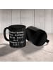 Mr. & Mrs. Panda Kaffeebecher Spruch Wassermann Unikat mit Spruch in Schwarz