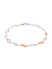 Amor Armband Silber 925, rhodiniert+rosévergoldet in Bicolor