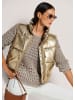 MADELEINE Sommerweste mit Glanz-Finish in goldfarben
