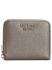 Guess Laurel II SLG Small Zip Around - Geldbörse 4cc 11 cm (ivory) in pewter