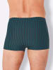 Comte Pants in petrol-gestreift