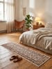 KADIMA DESIGN Hochflor-Teppich Kuschelig GLAZERT Weich Berber Wohnzimmer in Multicolor-Rosa