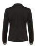 Kaffe Blazer Kinnie Regular fit in Black/Silver Lurex Stripe