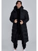 SikSilk Wintermantel Longline Puffer in Black