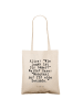 Mr. & Mrs. Panda Schultertasche AliZeichen: "Wie lange ist... mit Spruch in Creme