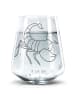 Mr. & Mrs. Panda Glas Sternzeichen Skorpion ohne Spruch in Transparent