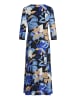 Betty Barclay Midikleid mit Raffung in Dunkelblau/Blau
