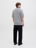 Jack & Jones Gestricktes Hemd in Light Grey Melange