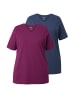 Ulla Popken Shirt in navy blau