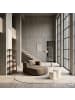 home24 Beistelltisch Elipse rund 2er-Set in Hochglanz Beige